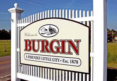 Burgin sign